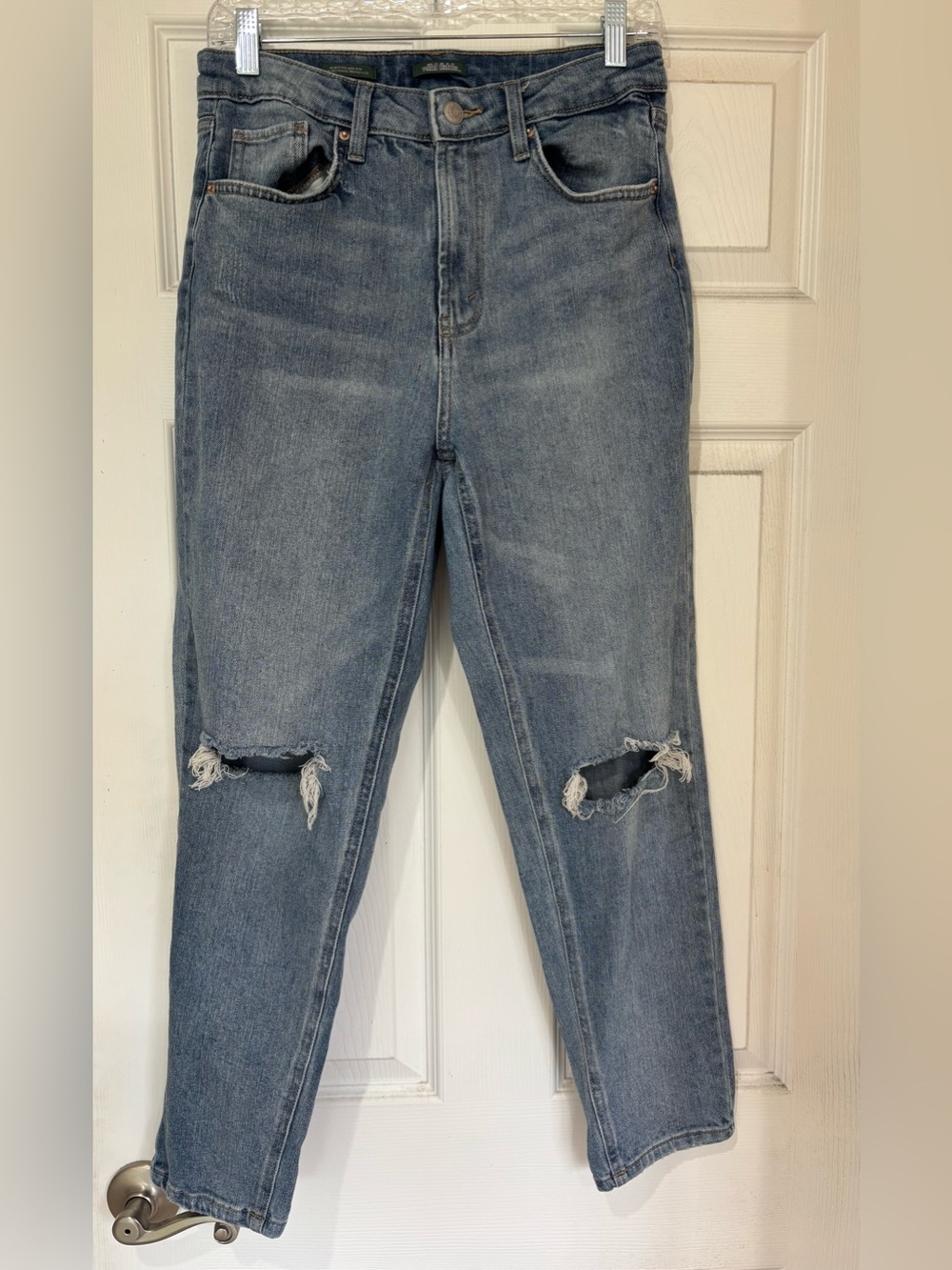 wild fable Light Blue Distressed Boyfriend Jeans